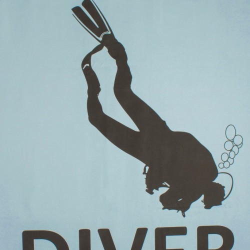 Microvezel strandhanddoek - Diver
